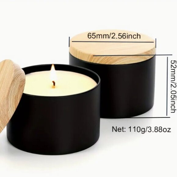 Dad Fart Candle Gag Gift Round Metal with Lid - Picture 2 of 3